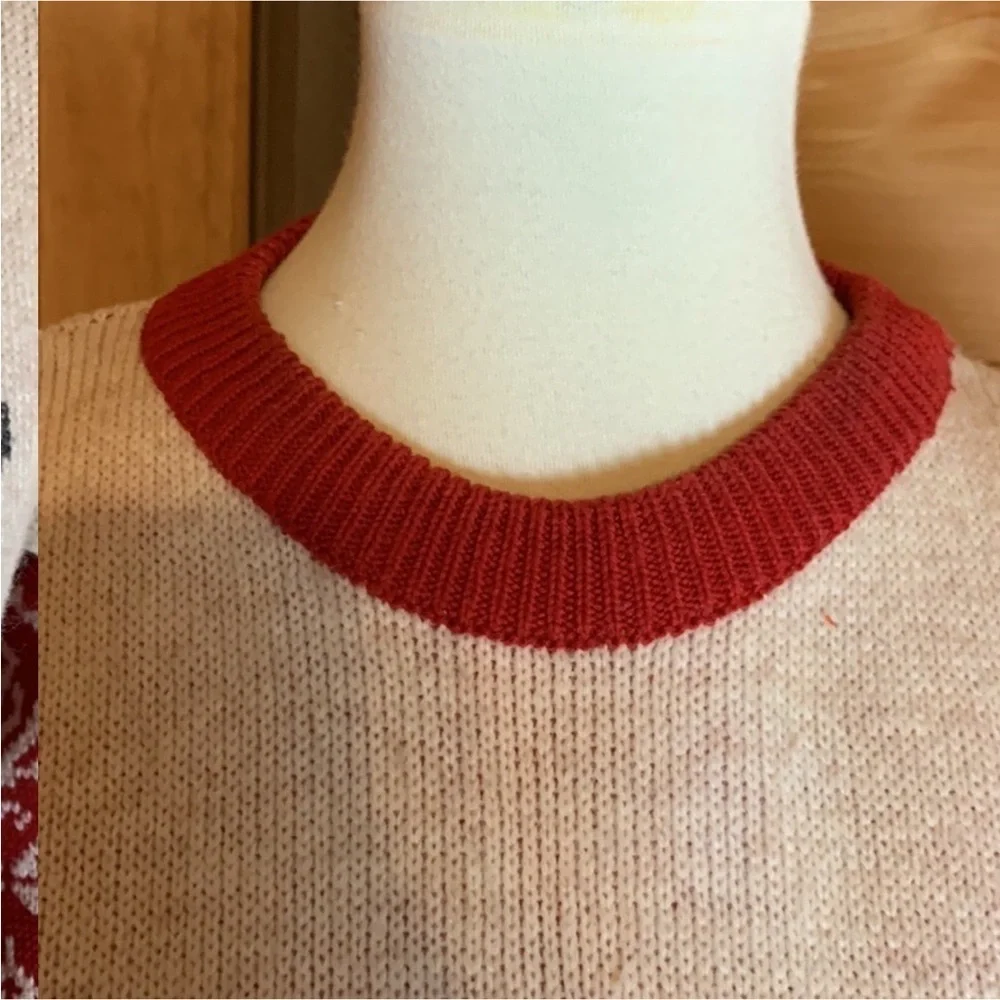 Vintage Esprit Sport Nordic wool blend sweater Size Medium